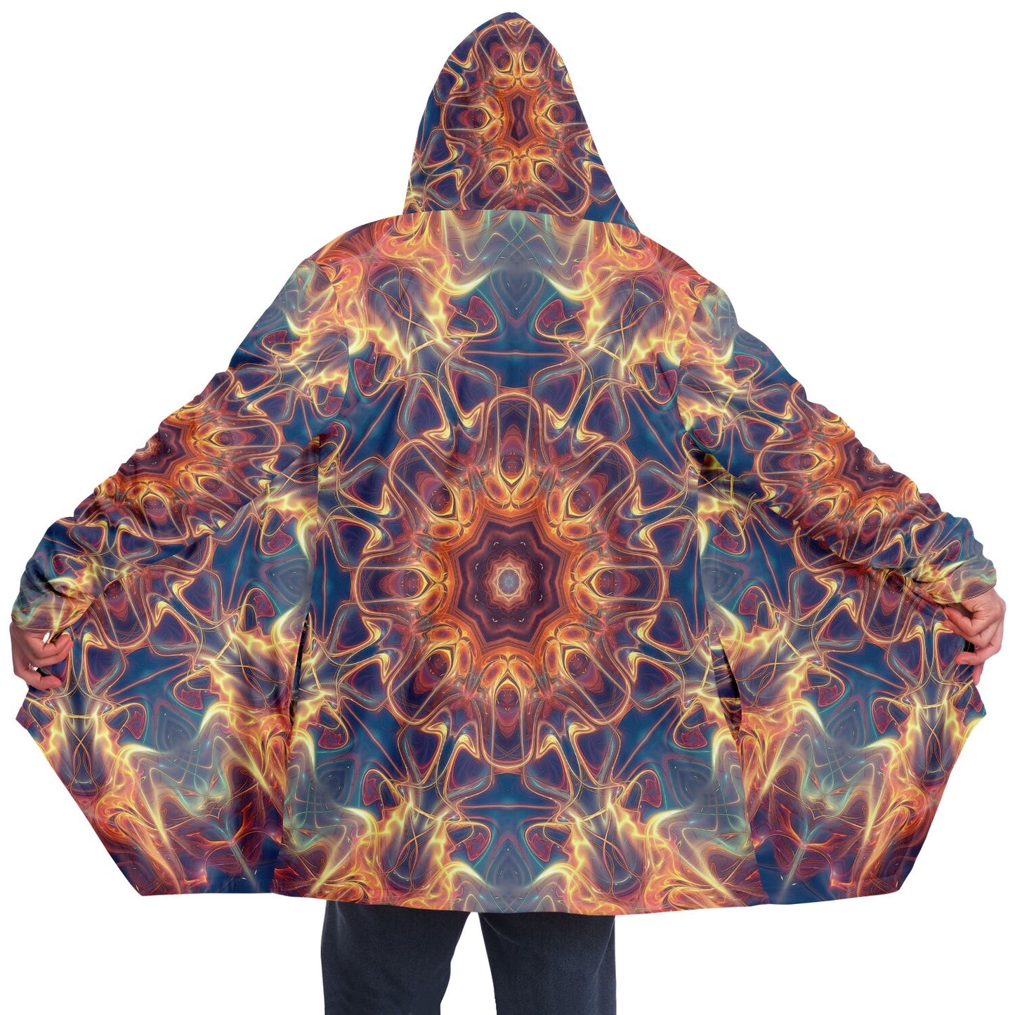 "Aquatic Rays" HOODED CLOAK