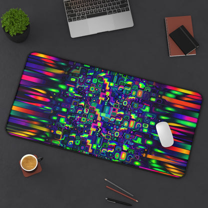 "Prismatic Distortion" DESK MAT (12x18)(12x22)(15.5x31)