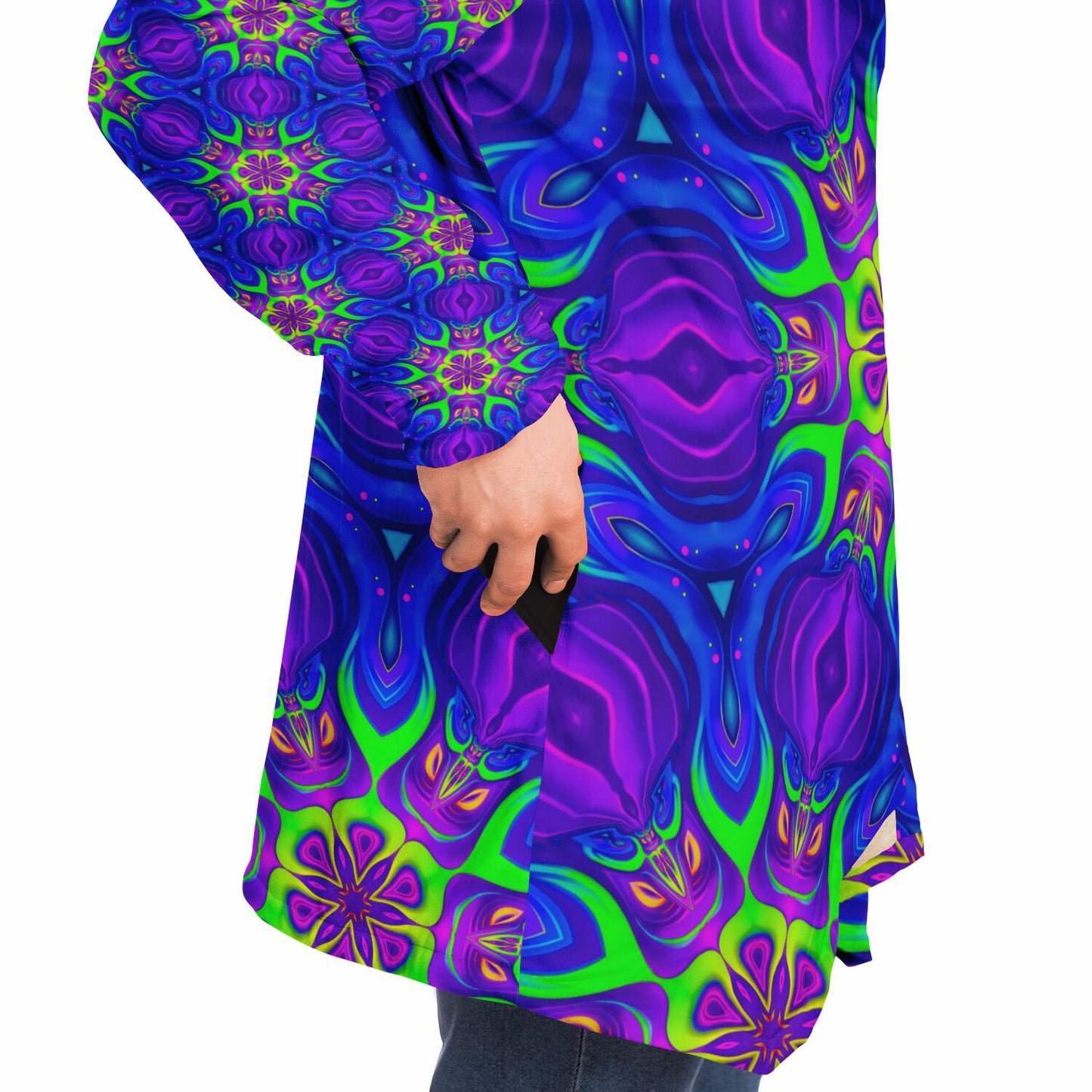 "Paradise Bloom" HOODED CLOAK