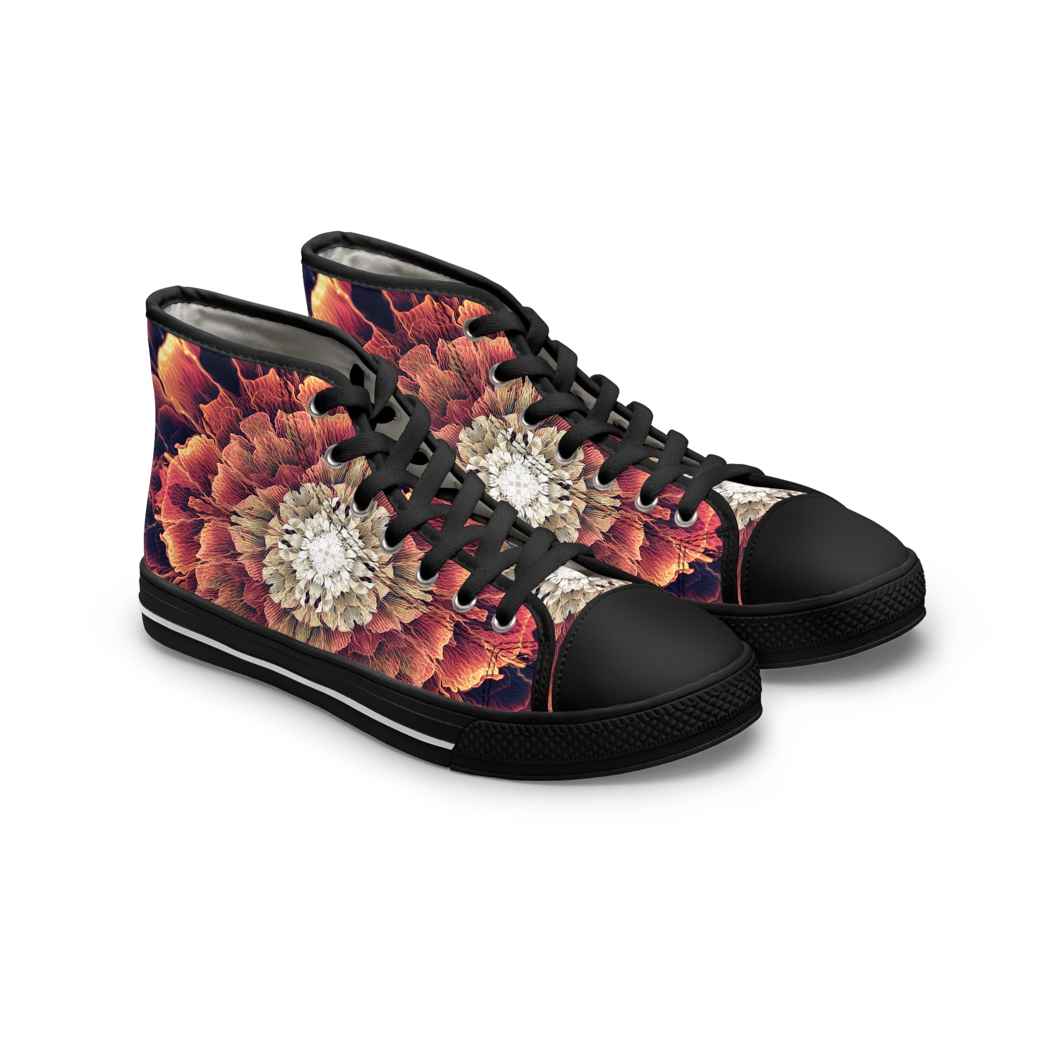 Women's high quality Milky Way Mandala High-top Sneakers