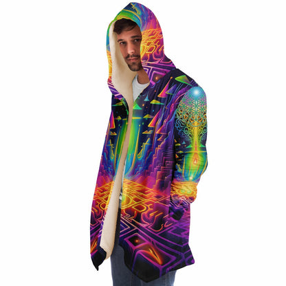 "Maze of Life" HOODED CLOAK
