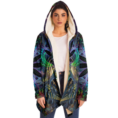 "Heightened Stroll" HOODED CLOAK