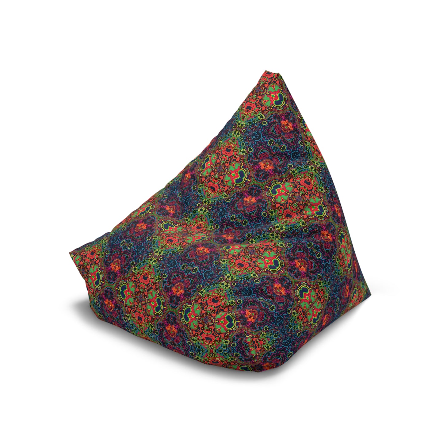 "Shipibo Psy Pattern" BEAN BAG CHAIR COVER