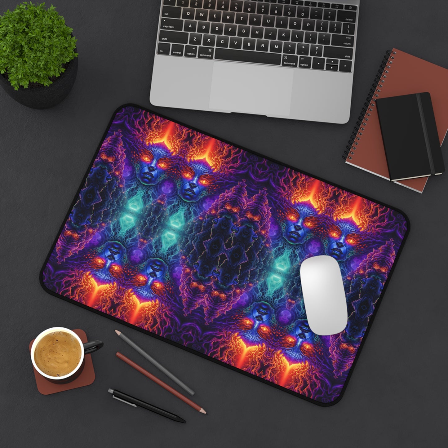 "Lilith's Fractal" DESK MAT (12x18)(12x22)(15.5x31)