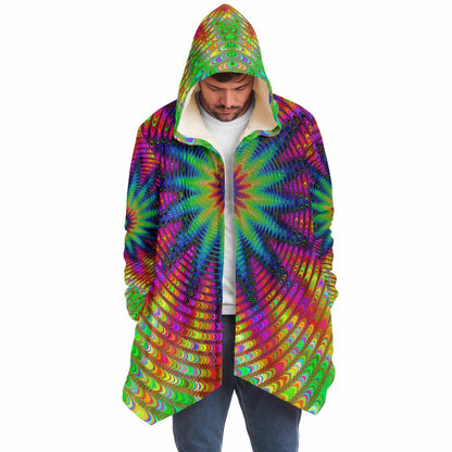 "Tie Dye Burst" HOODED CLOAK