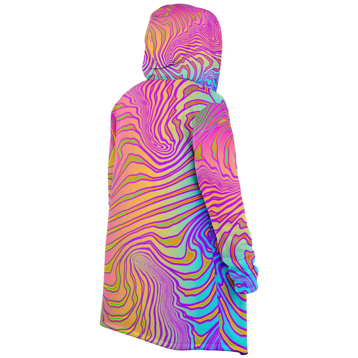 "Neon King" HOODED CLOAK