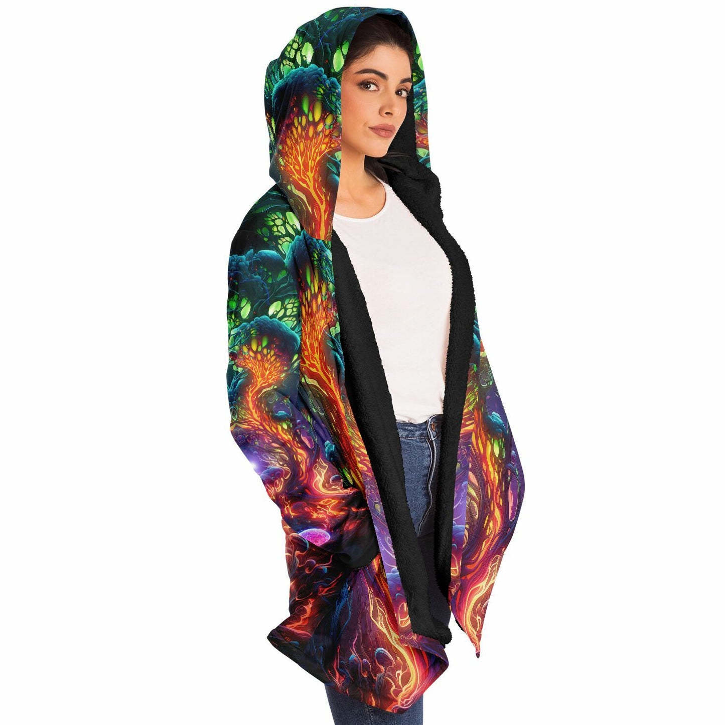 "Mush Dark So Color" HOODED CLOAK copy