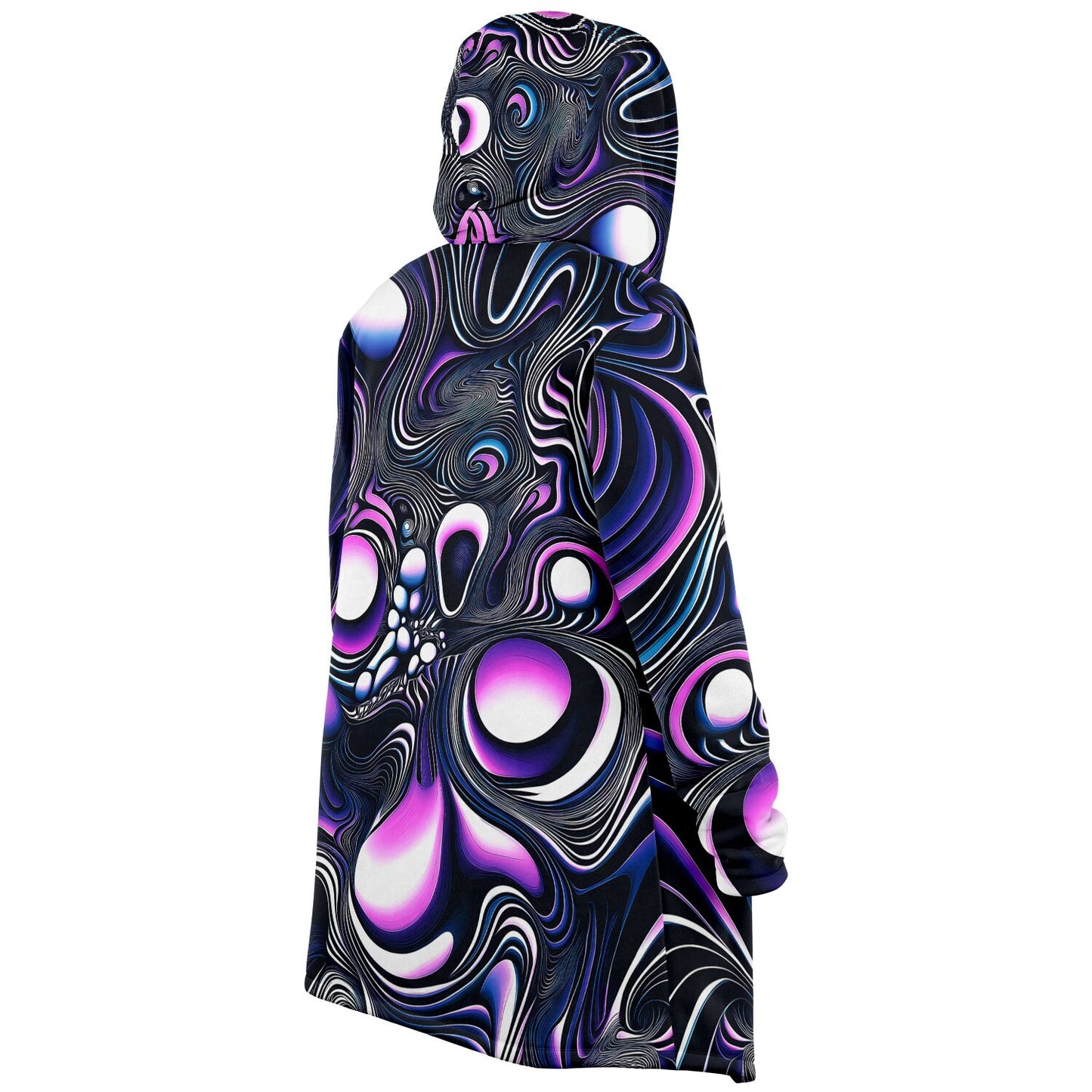 "Time Is An Illusion" HOODED CLOAK