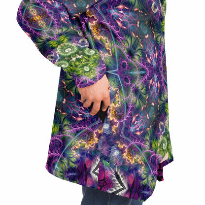 "Emergence Pattern" HOODED CLOAK