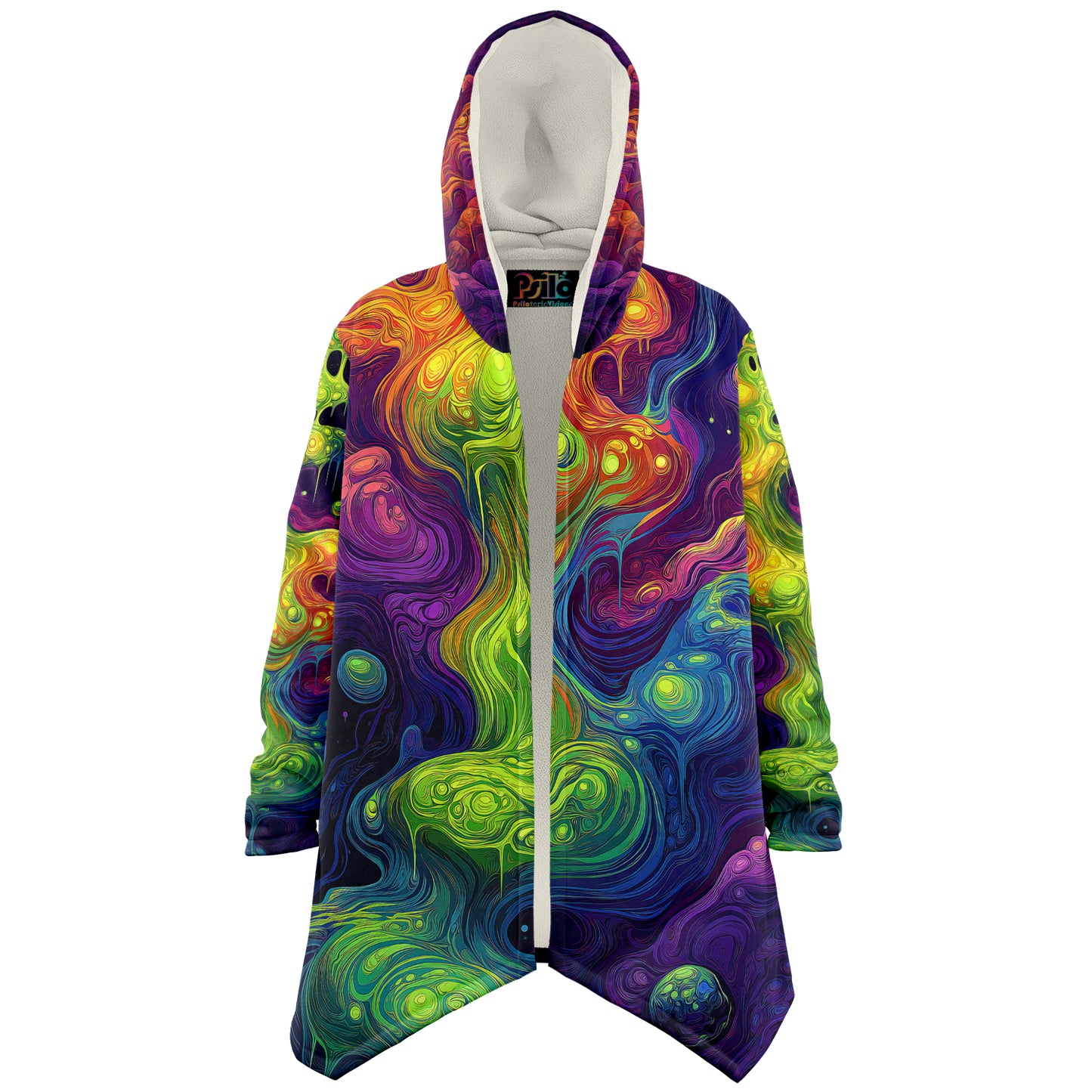 "I Love Lava Lamp" HOODED CLOAK