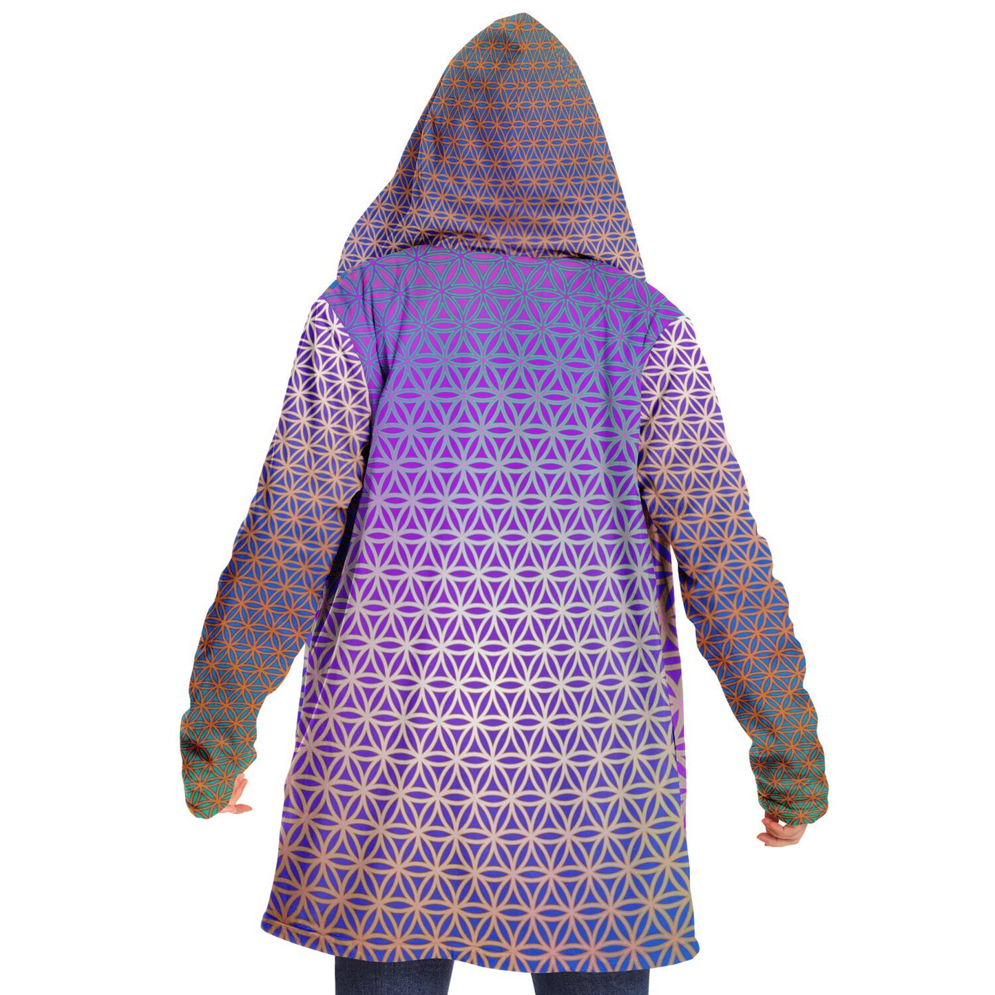 "Flower de Life" HOODED CLOAK