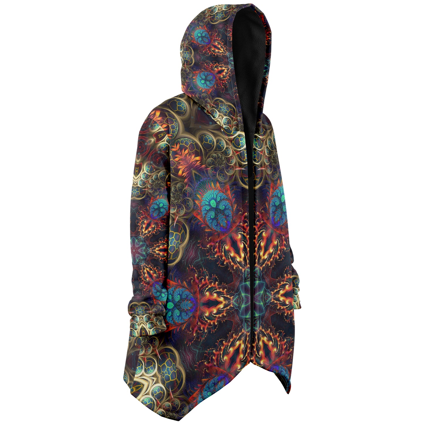 "Stimulous Mandala" HOODED CLOAK