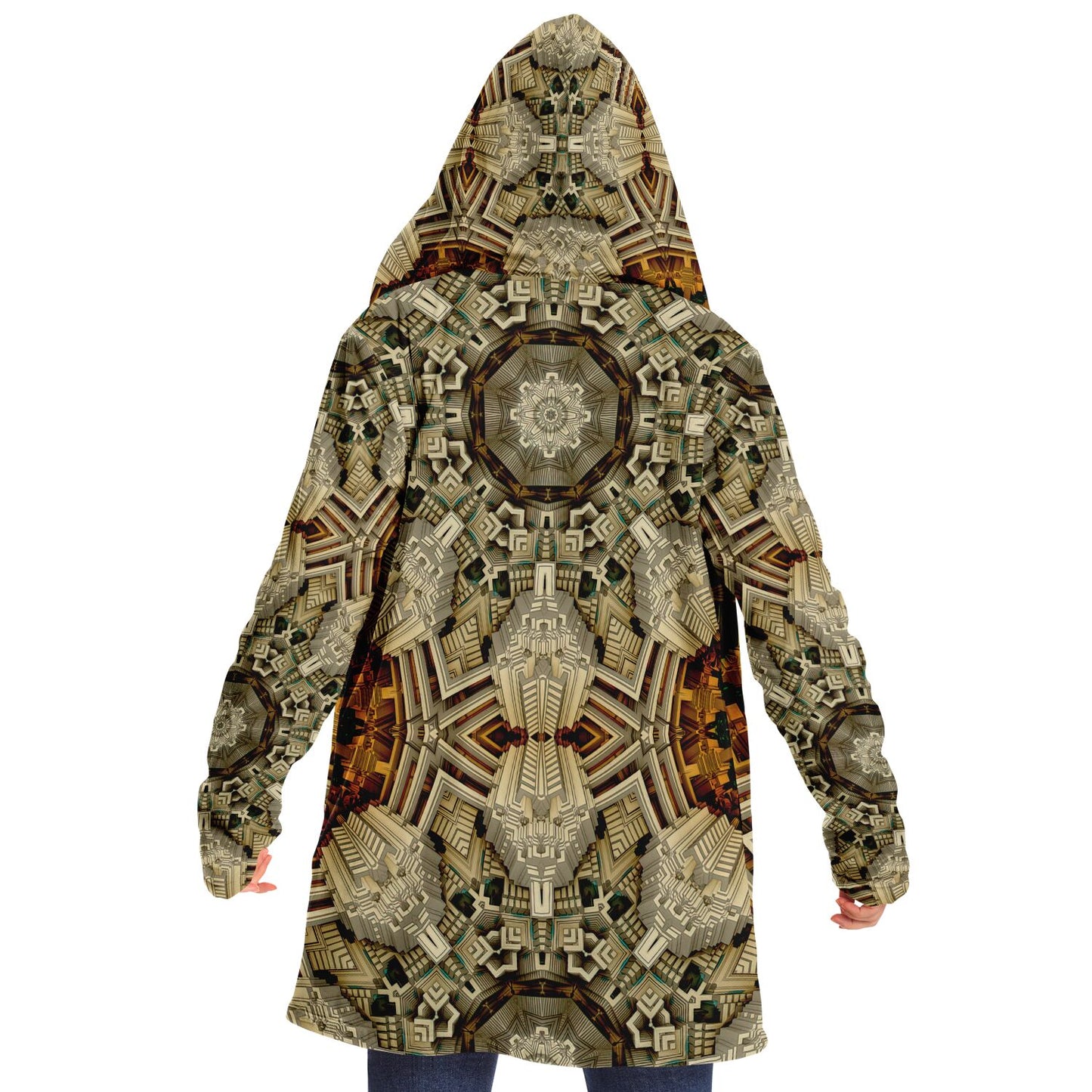 "Mayan Web" HOODED CLOAK