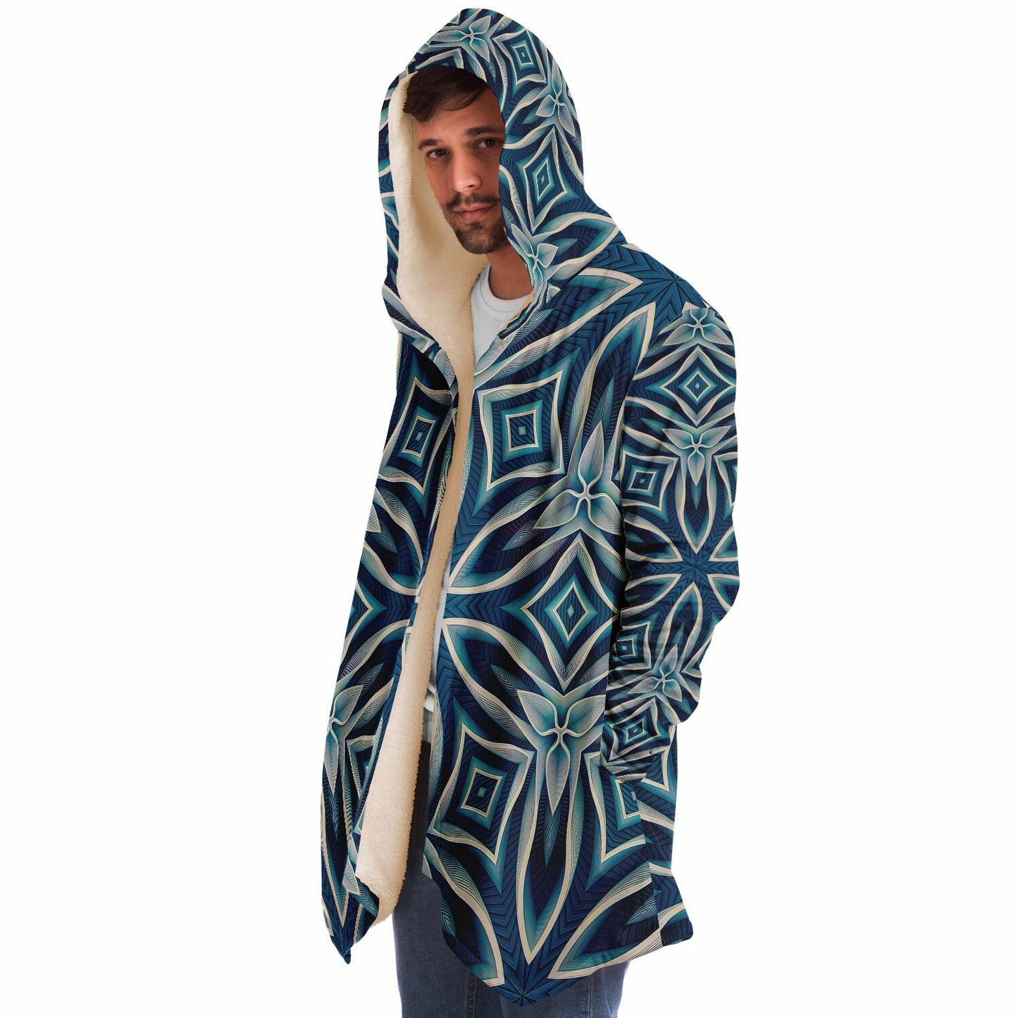 "Ice Chant" HOODED CLOAK