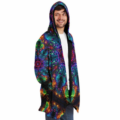 "Fungus Amongus Mandala" HOODED CLOAK