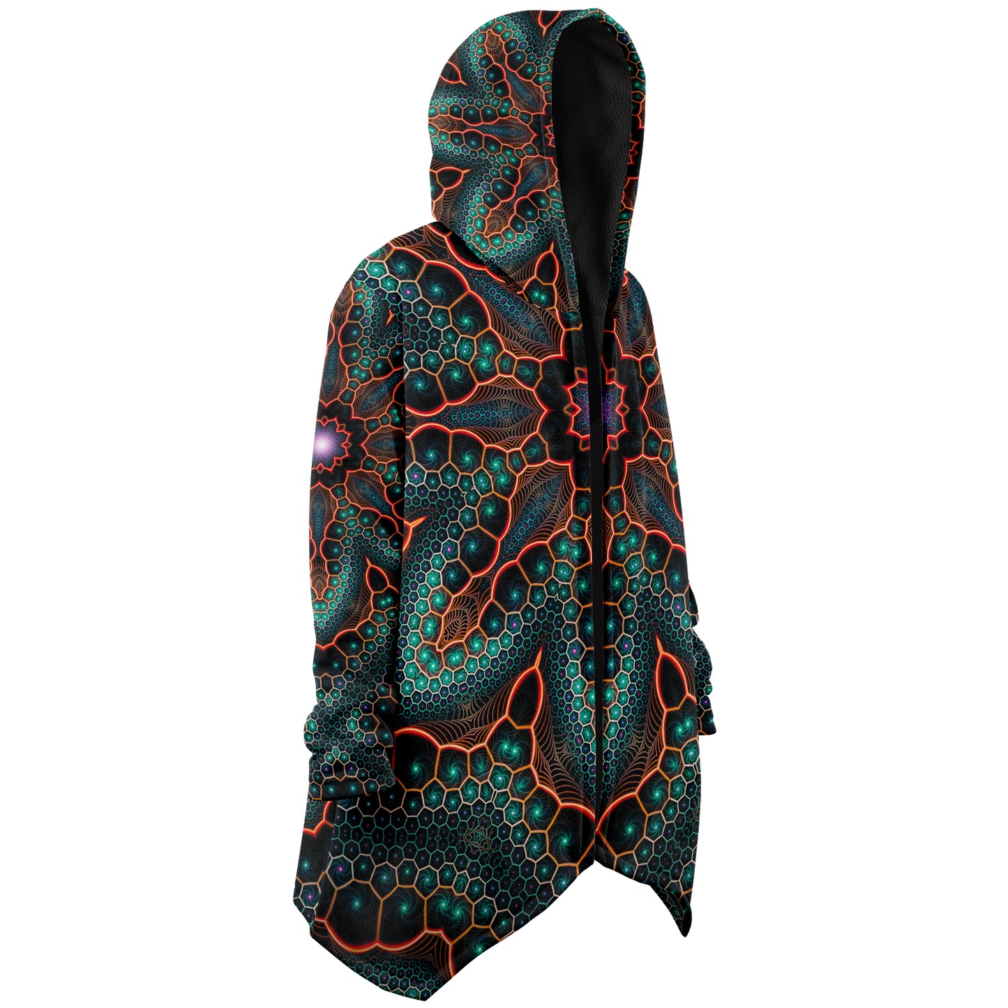 "Multiverse (Black)" HOODED CLOAK