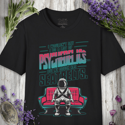 Couch Has Seatbelts T-SHIRT