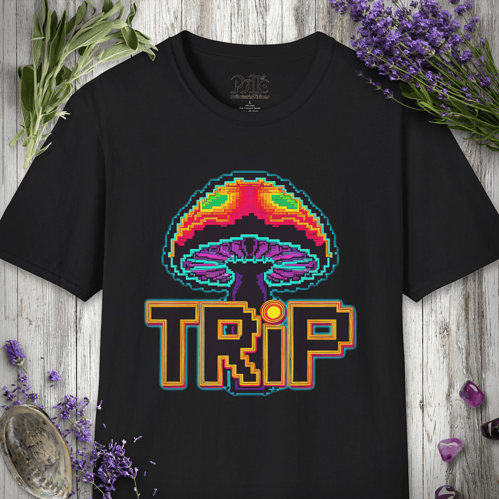 8 Bit Mushroom Trip T-SHIRT