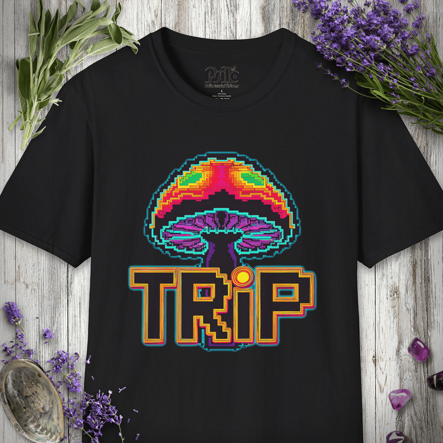 8 Bit Mushroom Trip T-Shirt