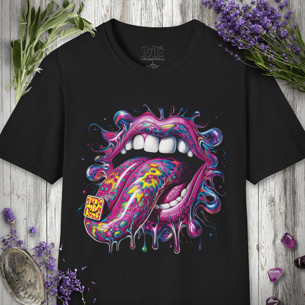 "Psychedelic Acid Tongue" Unisex SOFTSTYLE T-SHIRT