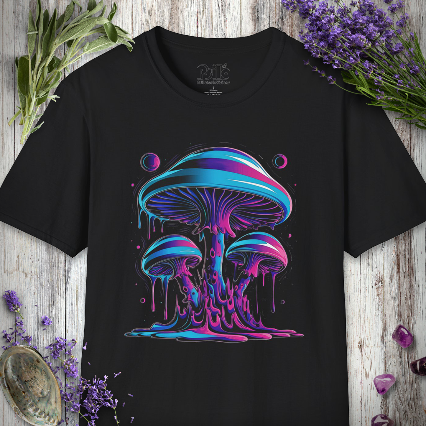 "Dripping Mushroom" Unisex SOFTSTYLE T-SHIRT