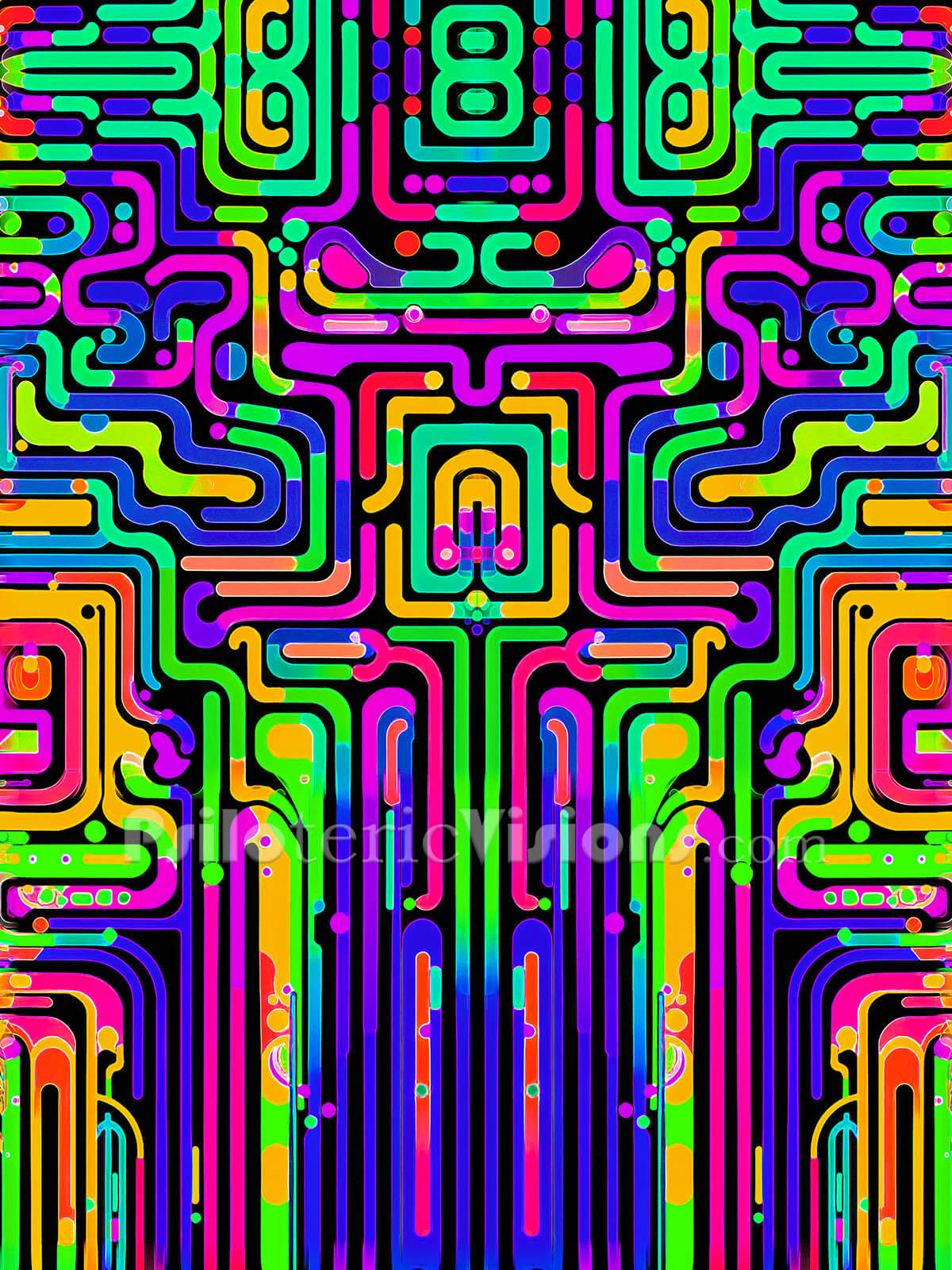 "Borg Rave" DESK MAT (12x18)(12x22)(15.5x31)