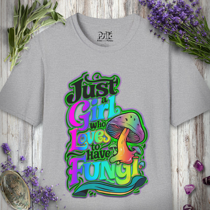Girl Loves Fungi T-SHIRT