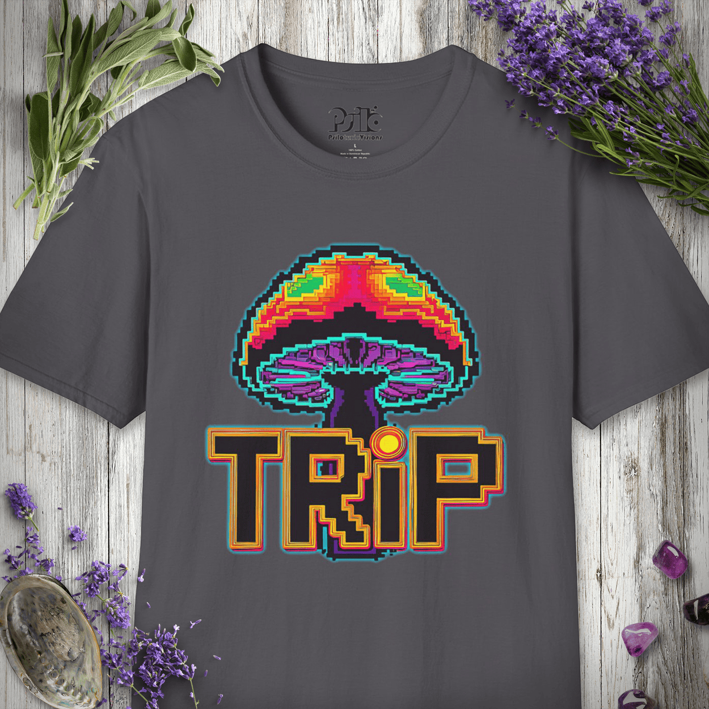 8 Bit Mushroom Trip T-Shirt