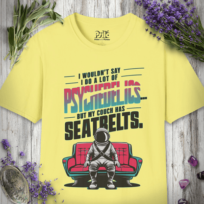 Couch Has Seatbelts T-SHIRT