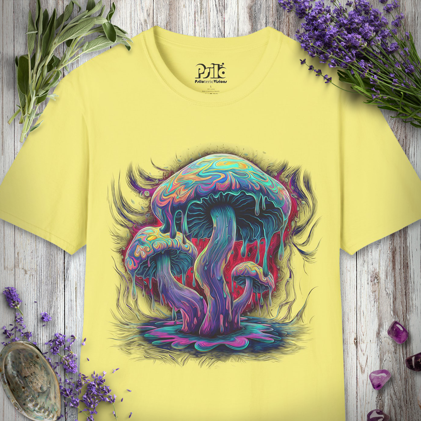 Dripping Mushrooms T-SHIRT