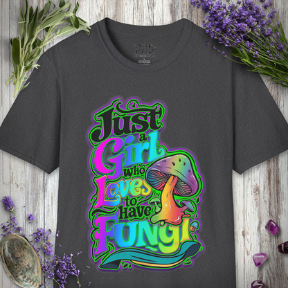 Girl Loves Fungi T-SHIRT