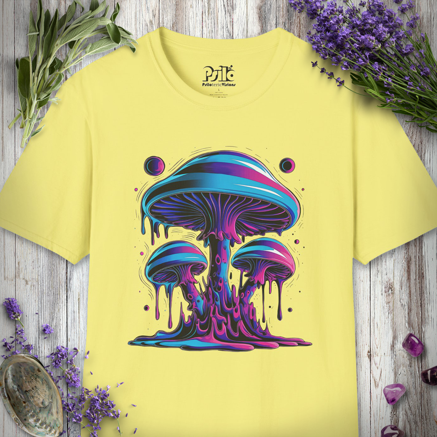 "Dripping Mushroom" Unisex SOFTSTYLE T-SHIRT