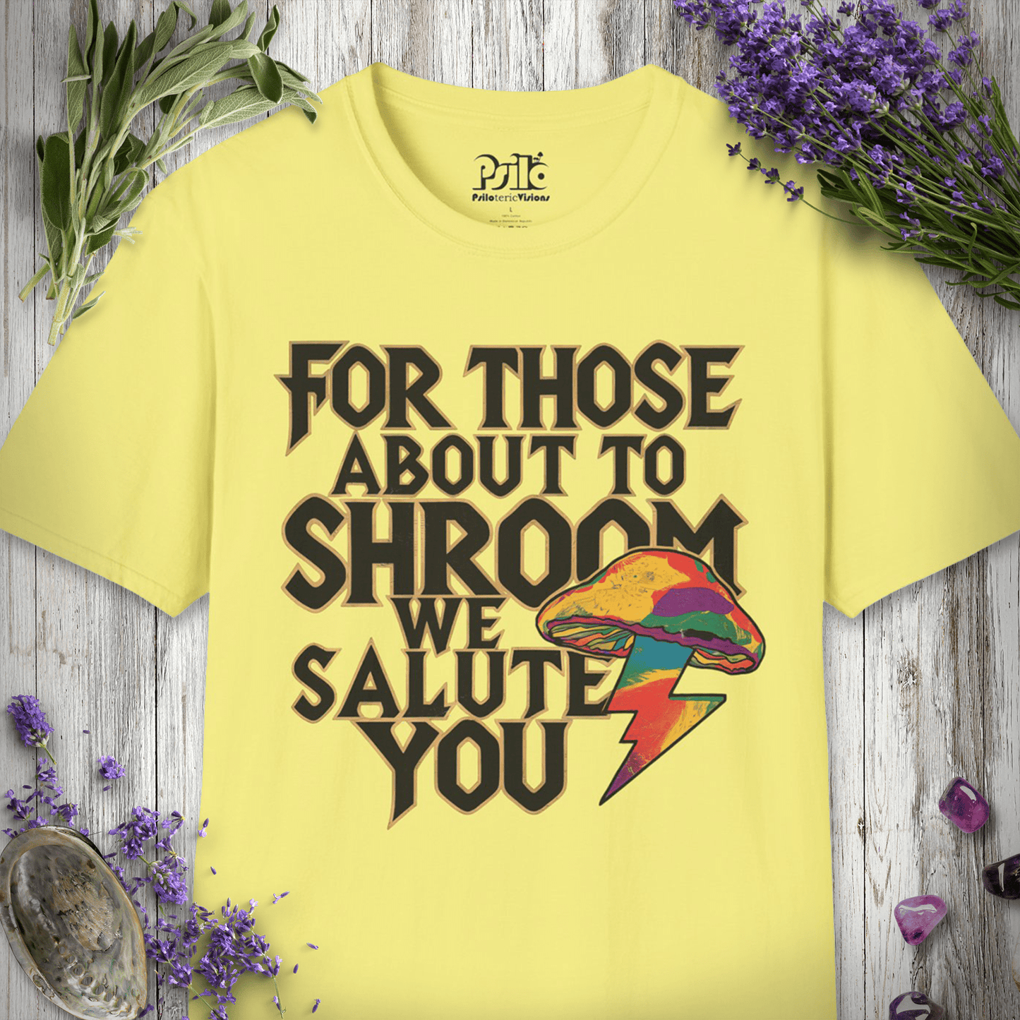 "For Those About to Shroom" Unisex SOFTSTYLE T-SHIRT