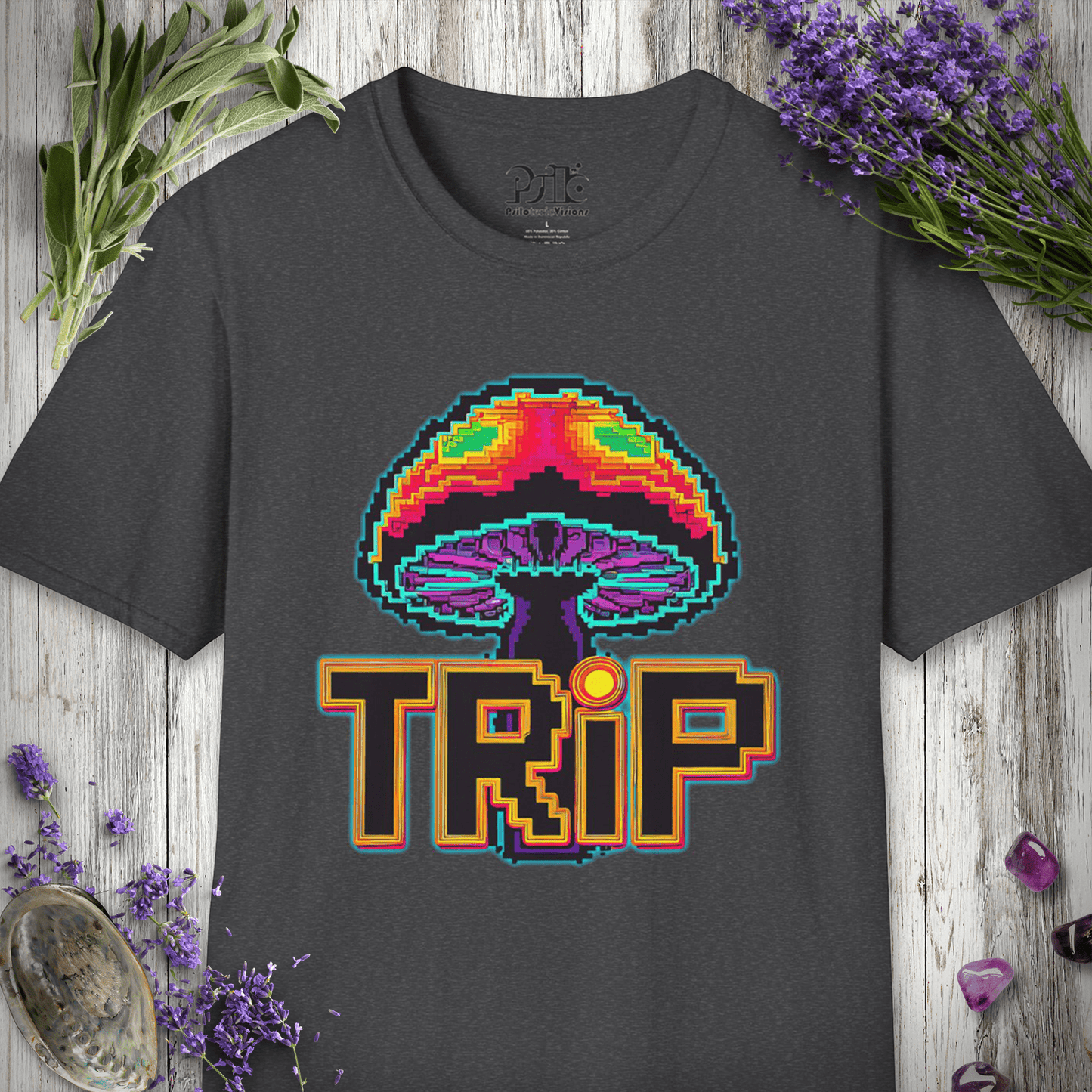 8 Bit Mushroom Trip T-Shirt