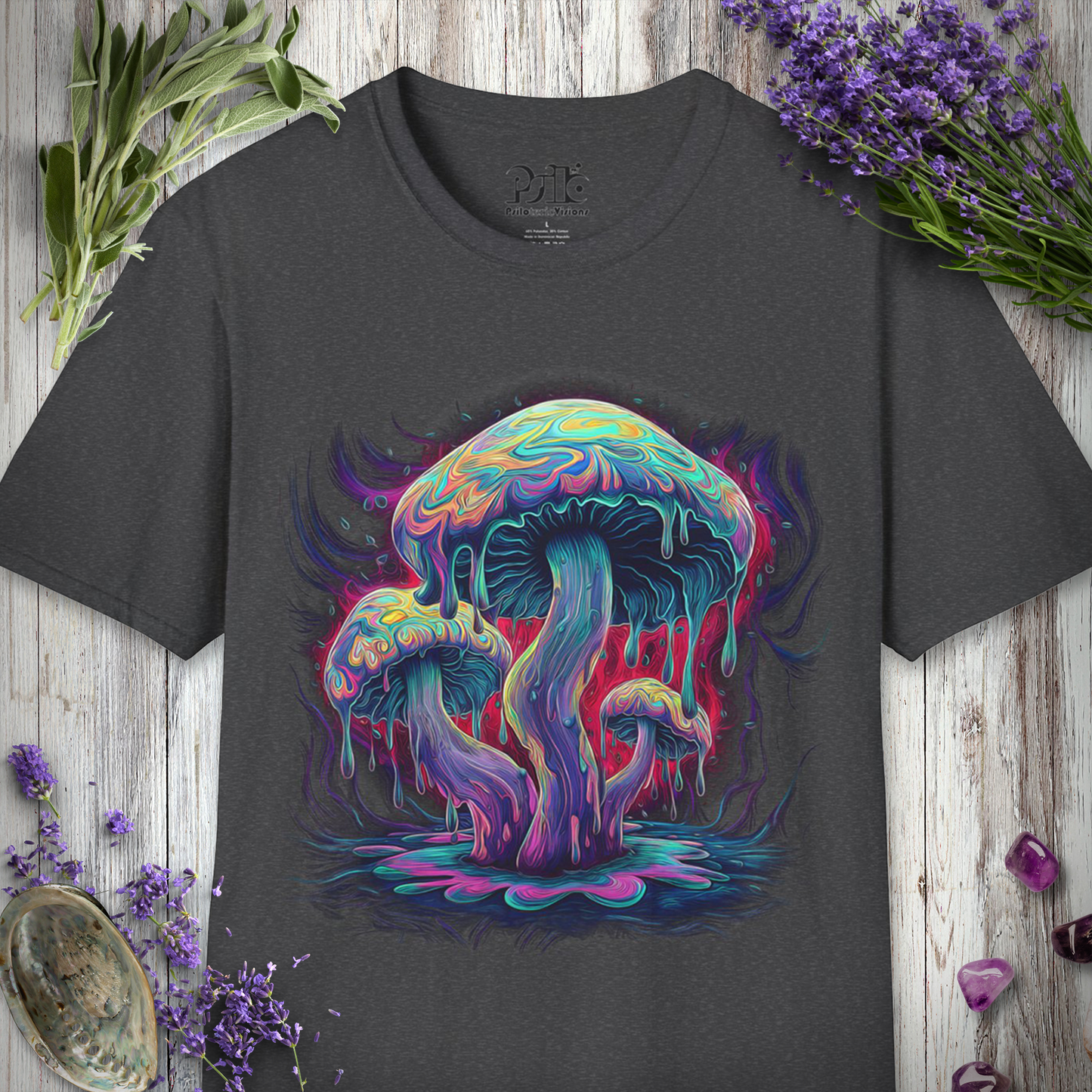 Dripping Mushrooms T-SHIRT