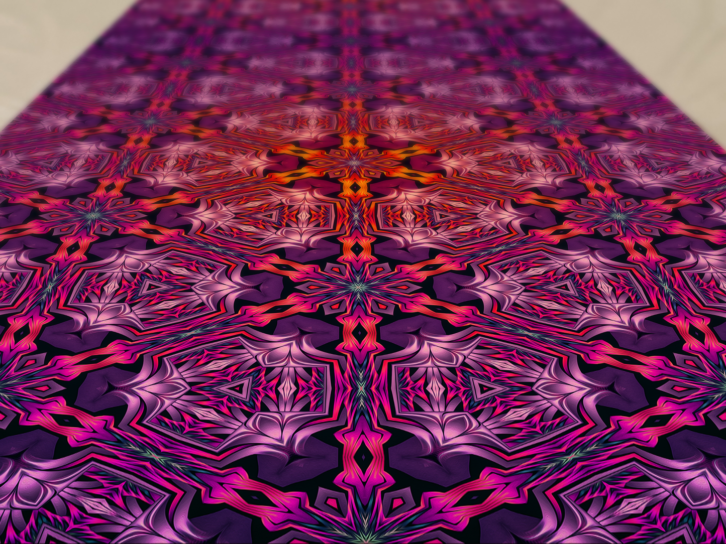 "Forged In Neon (V2)" - YOGA MAT