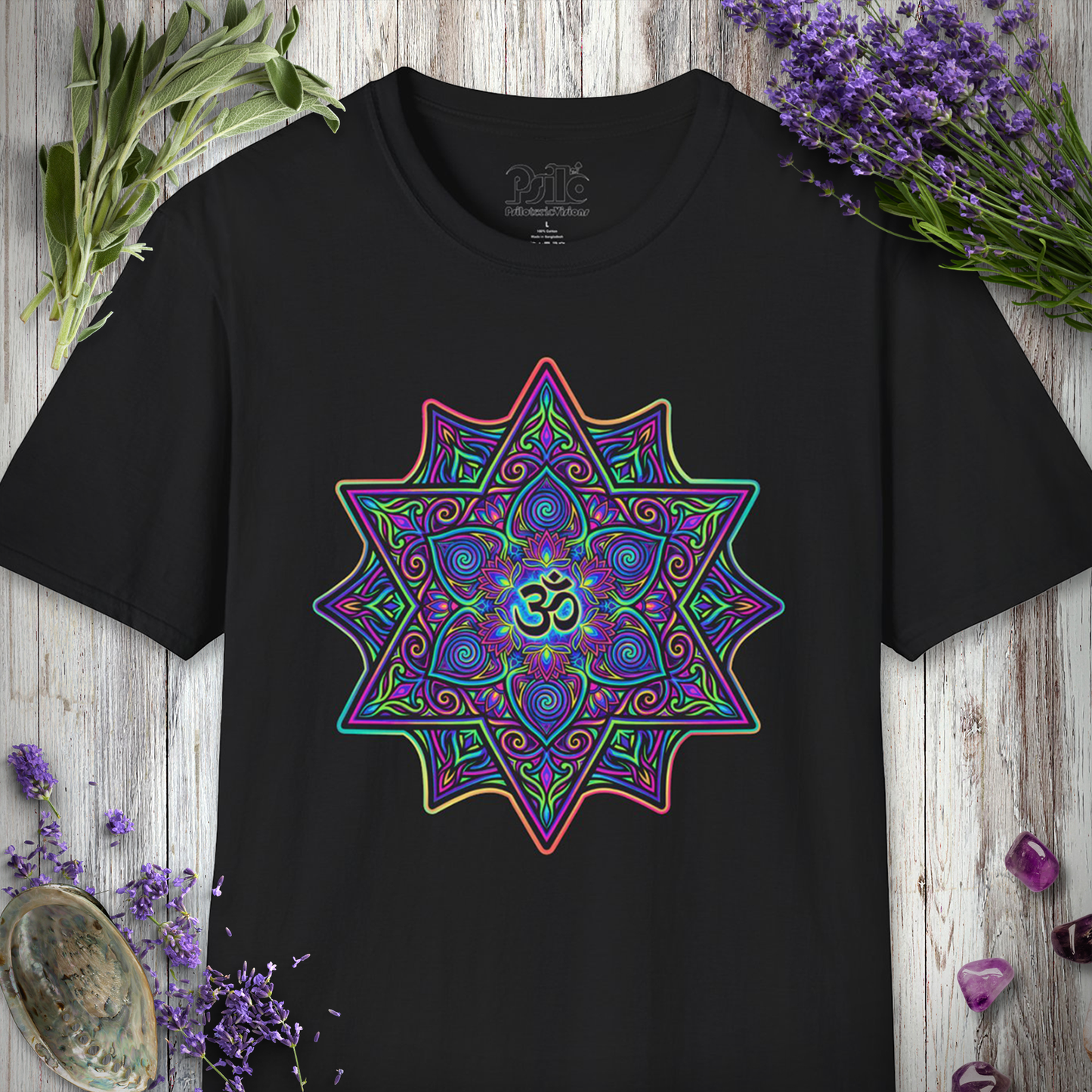 "Om Merkaba Mandala" T-SHIRT