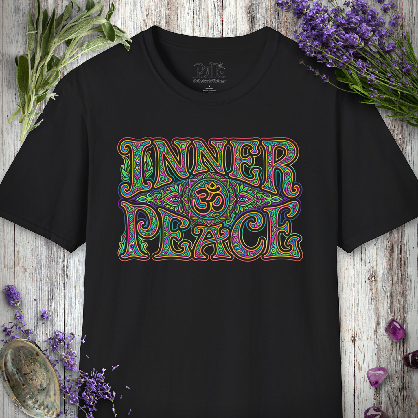 "Inner Peace Floral" T-SHIRT