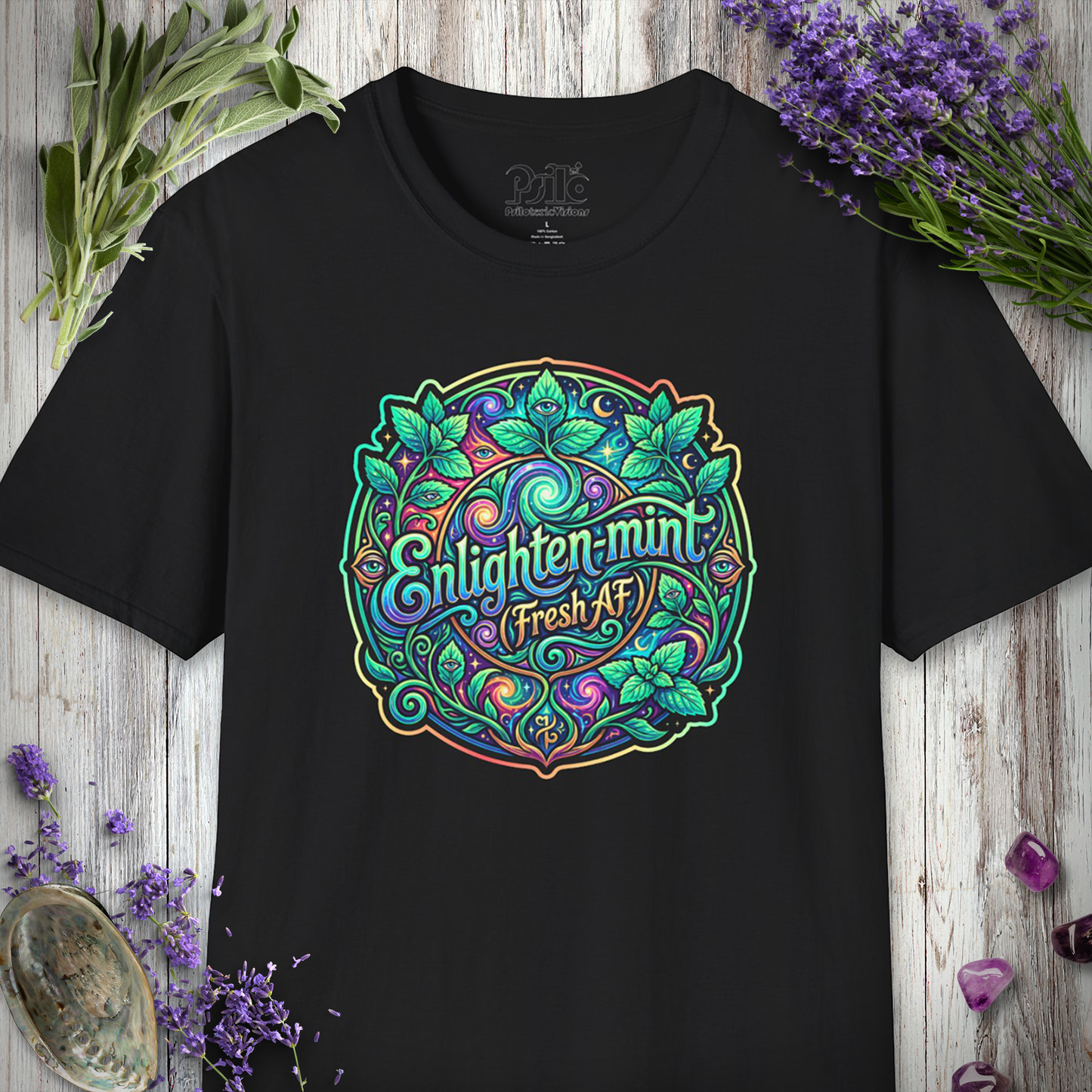 "Enlighten-Mint" T-SHIRT