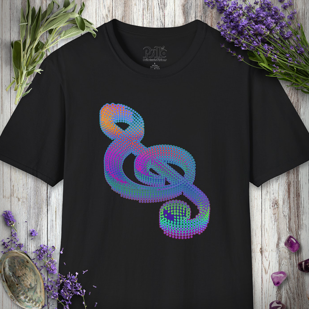"Dotted Clef" T-SHIRT