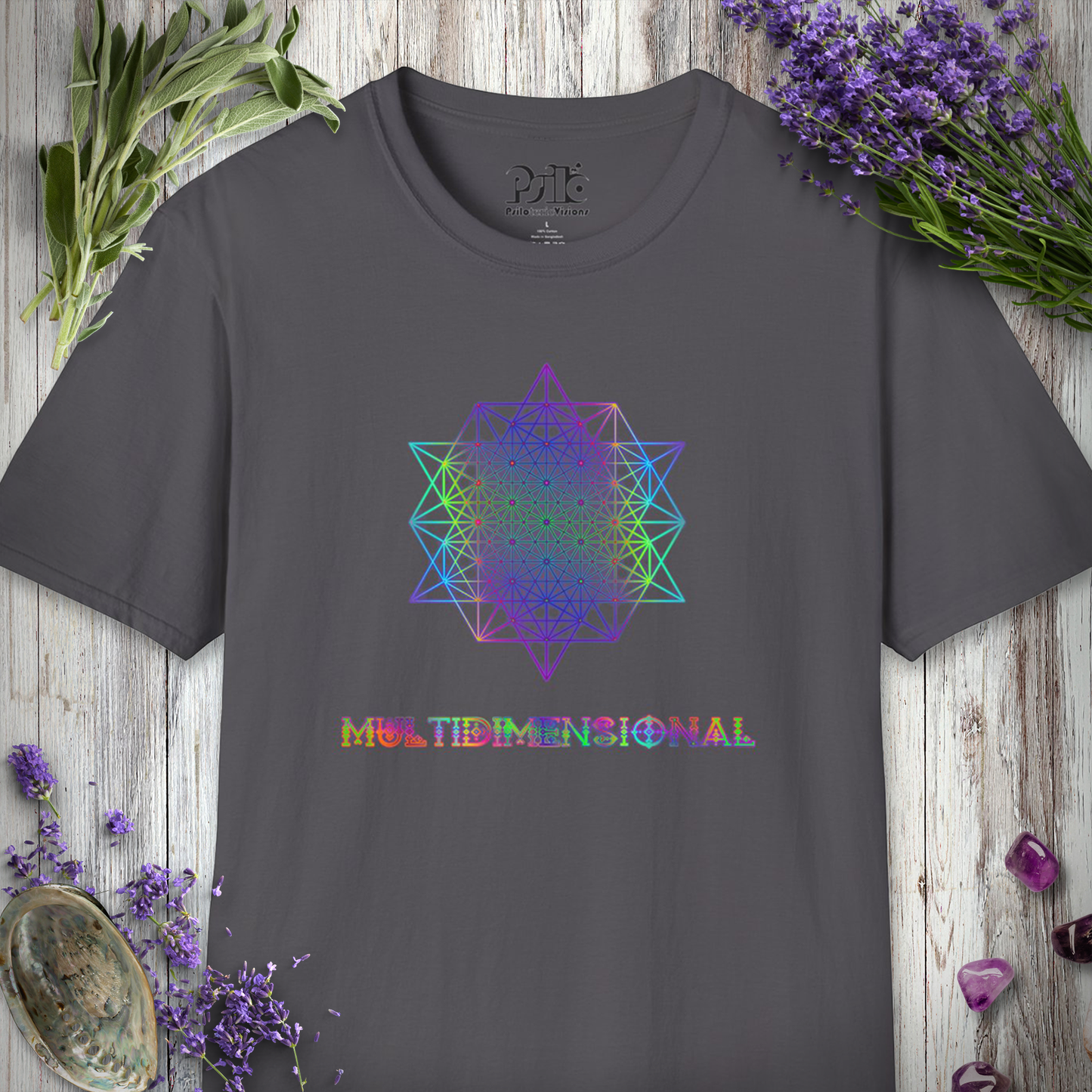 "Multidimensional 64 Tetrahedron" T-SHIRT