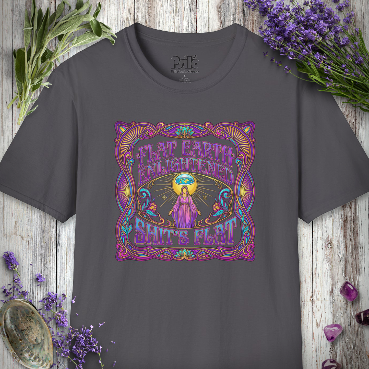 "Flat Earth Enlightened" T-SHIRT