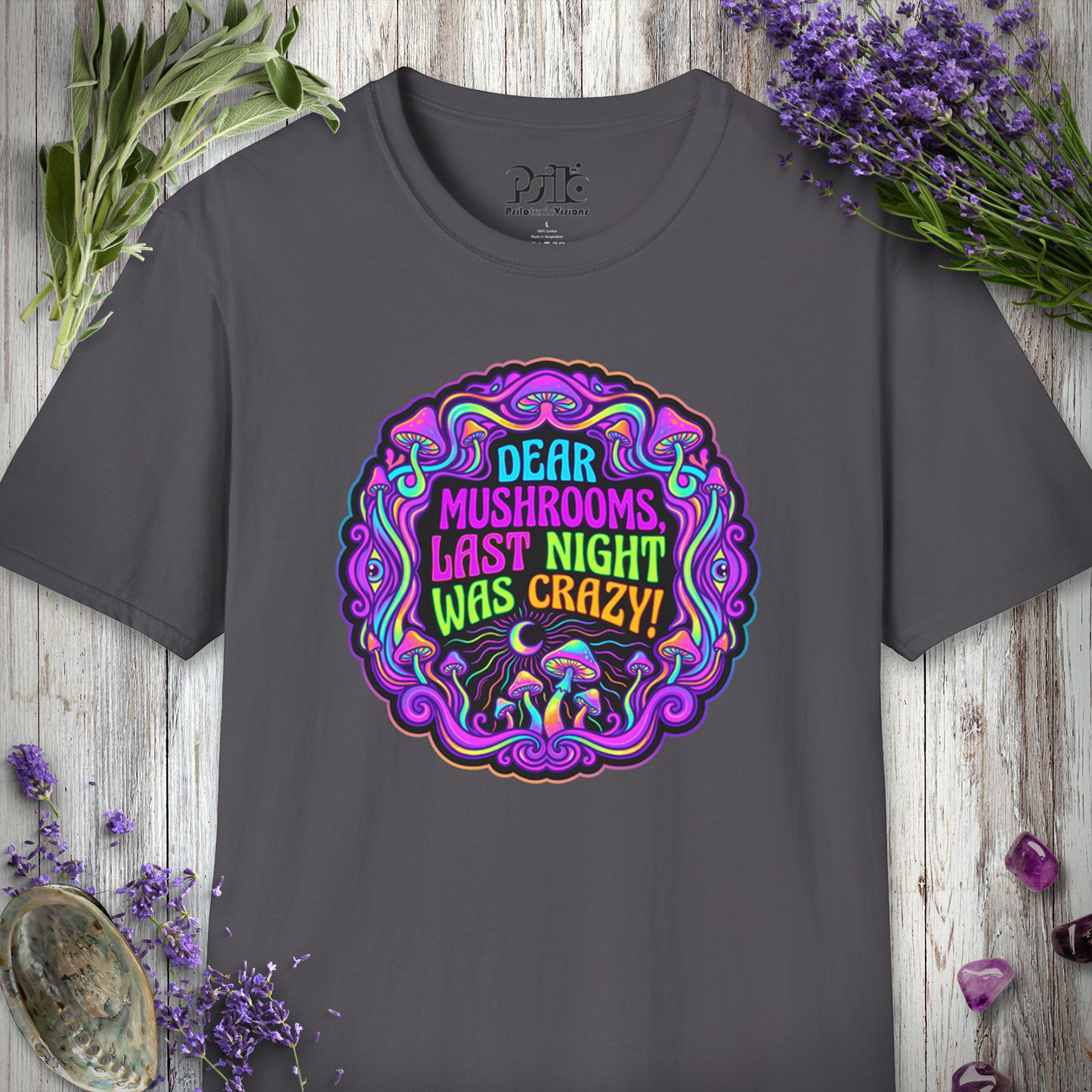 "Last Night Mushrooms" T-SHIRT