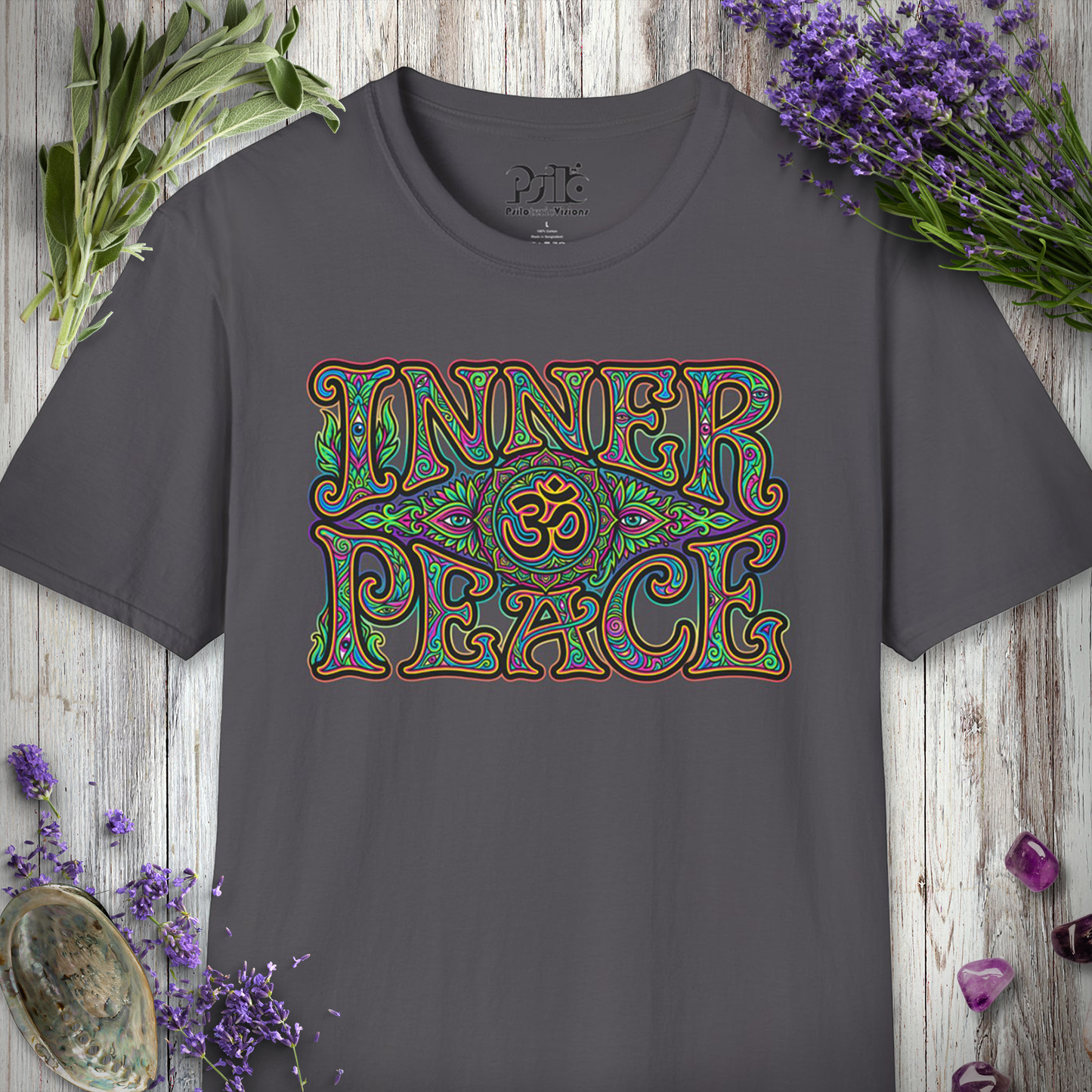 "Inner Peace Floral" T-SHIRT