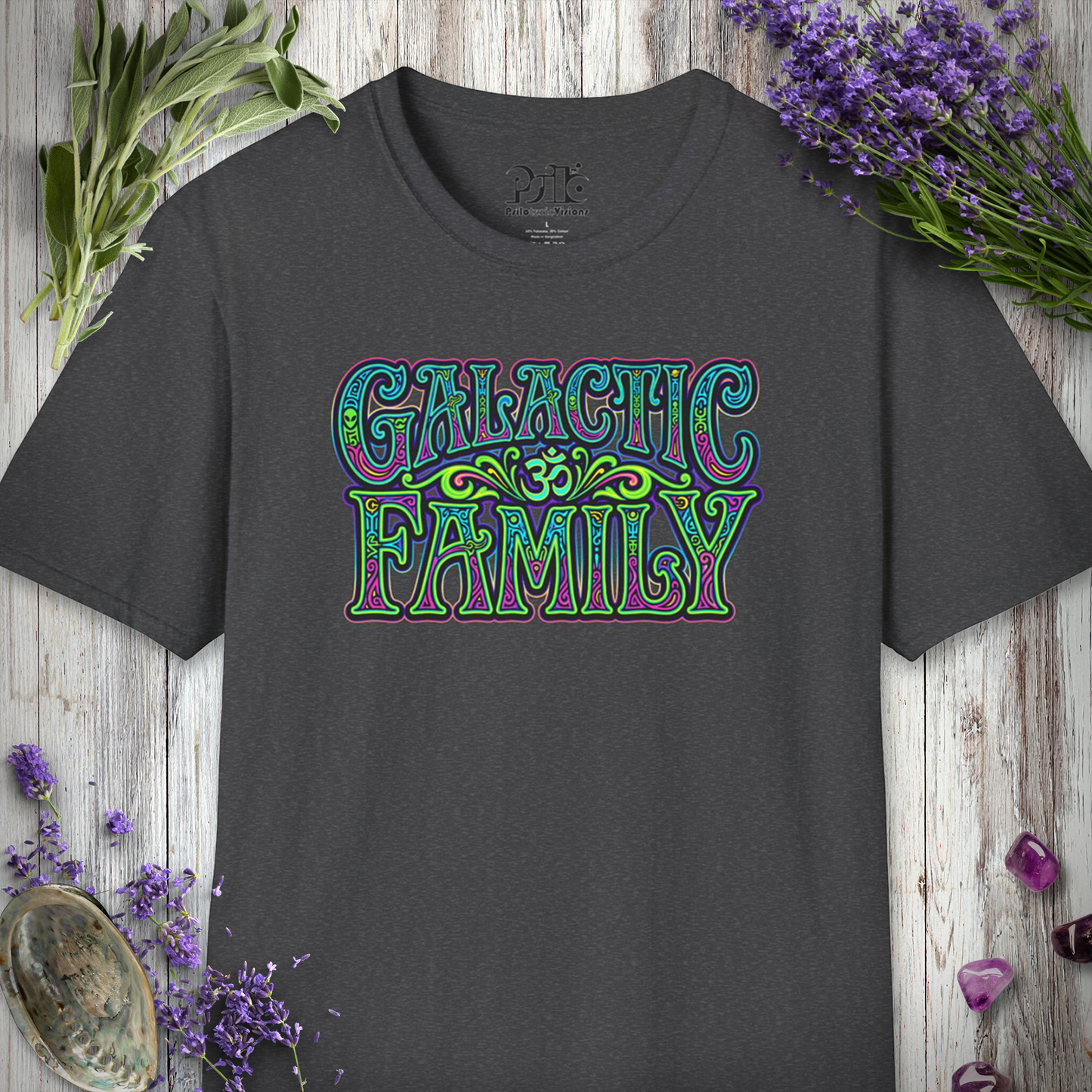 "Galactic Family - Green" T-SHIRT