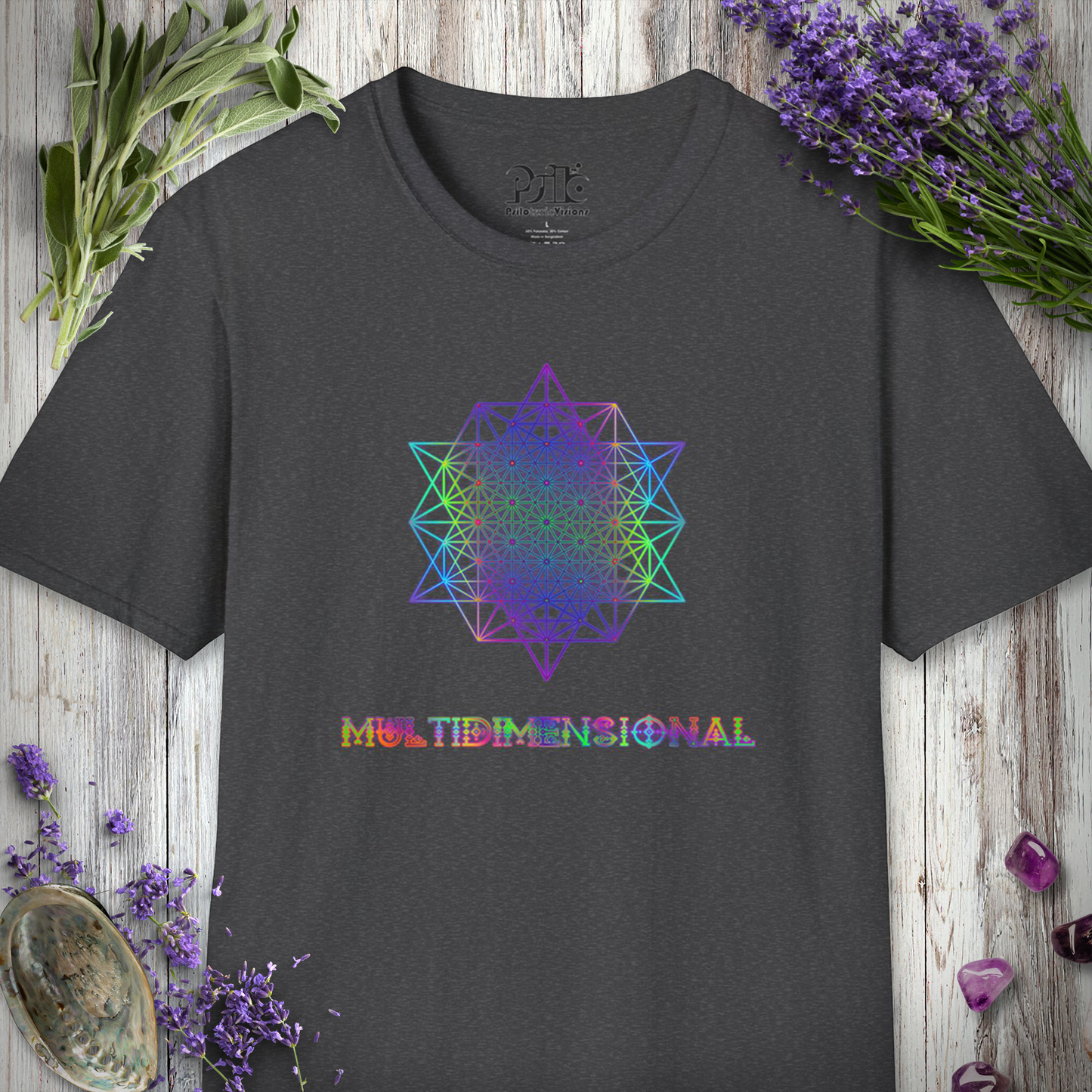 "Multidimensional 64 Tetrahedron" T-SHIRT