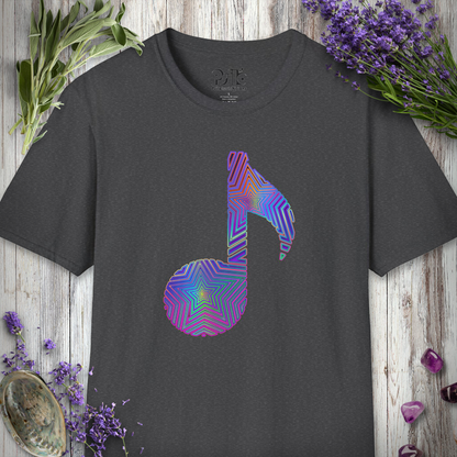 "Music Note Optical Star" T-SHIRT