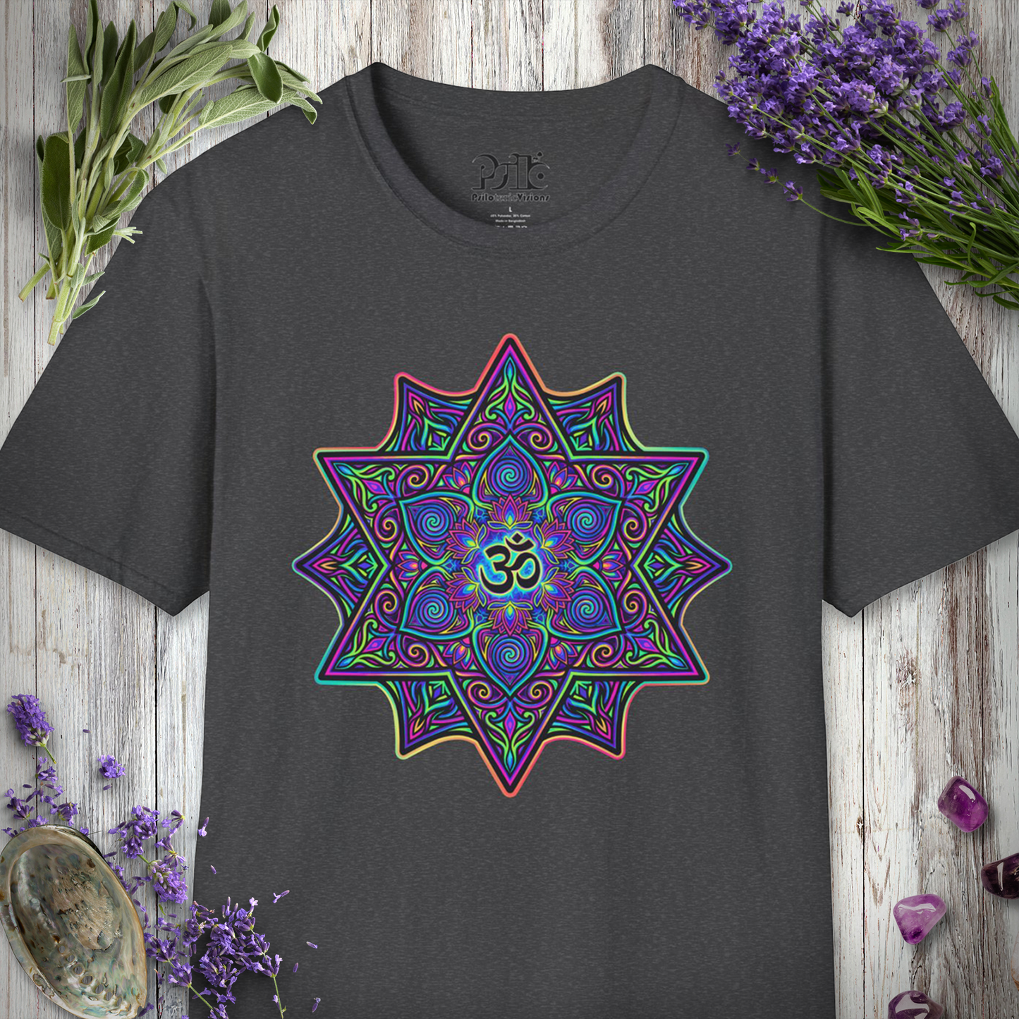 "Om Merkaba Mandala" T-SHIRT