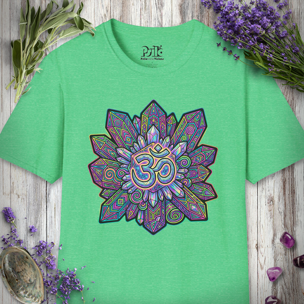 "Om Crystal Cluster" T-SHIRT