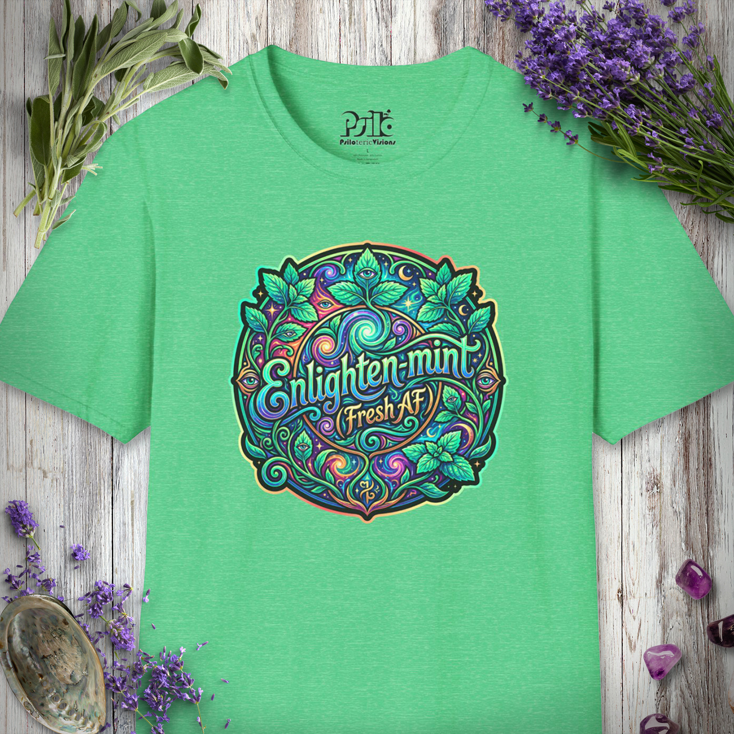 "Enlighten-Mint" T-SHIRT